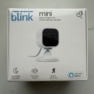 NEW Blink Mini HD 1080p Wi-Fi Smart Security Camera Motion Detection Alexa